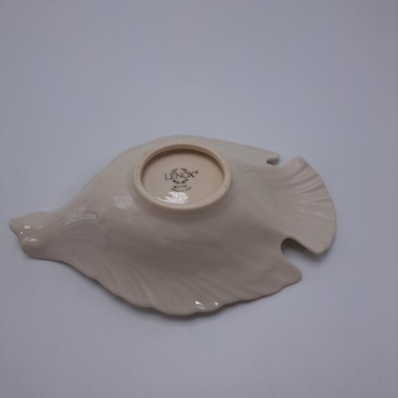 Lenox Dove Collection Retired Cream Gilded Trim Candy Trinket Soap Collectible - Picture 4 of 10